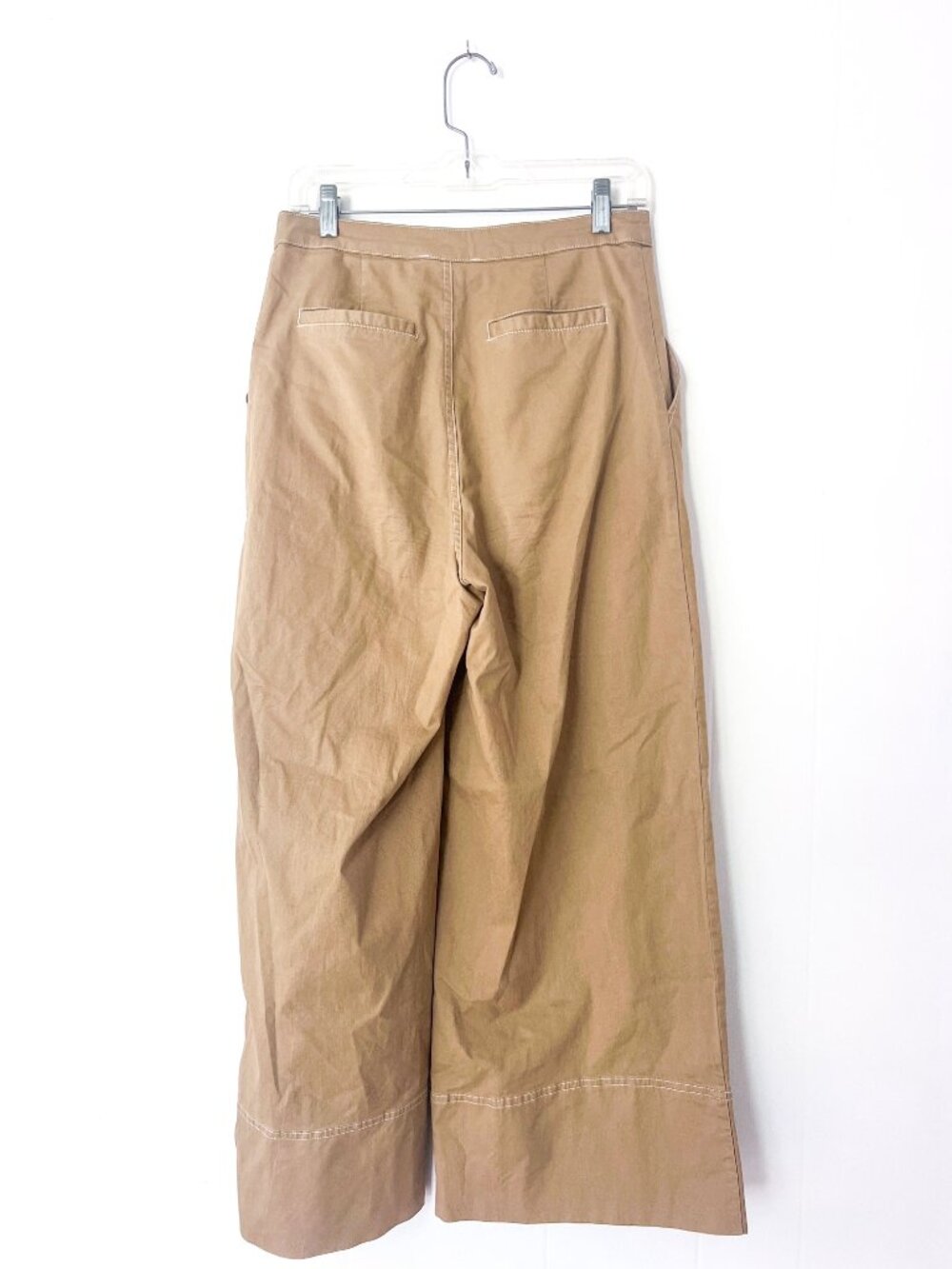 Sage The Label Seedling Contrast Stitch Pants High waist wide leg Small - Picture 9 of 16